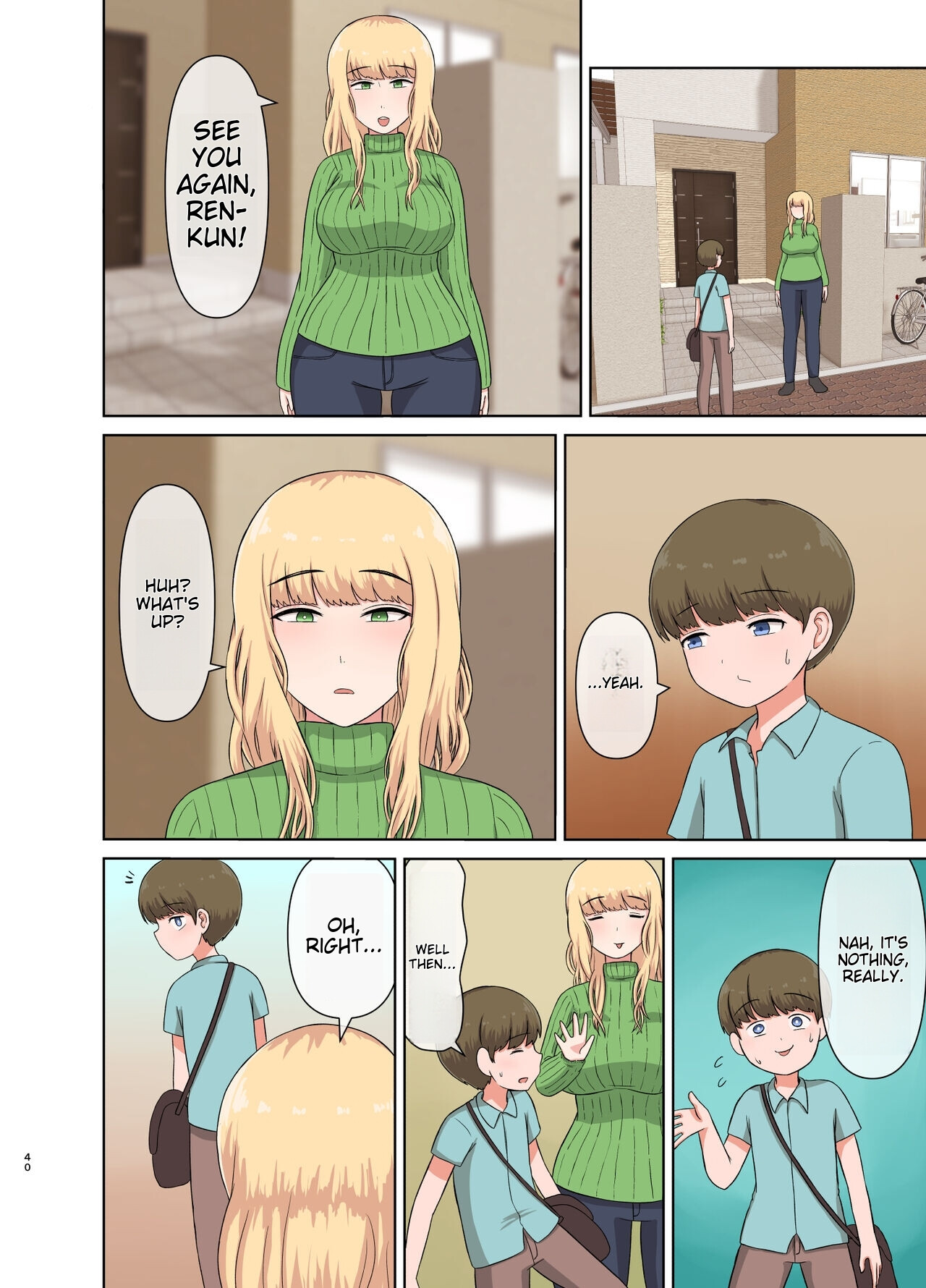 Hentai Manga Comic-Blonde Aunt's Sleep Rape-Read-39